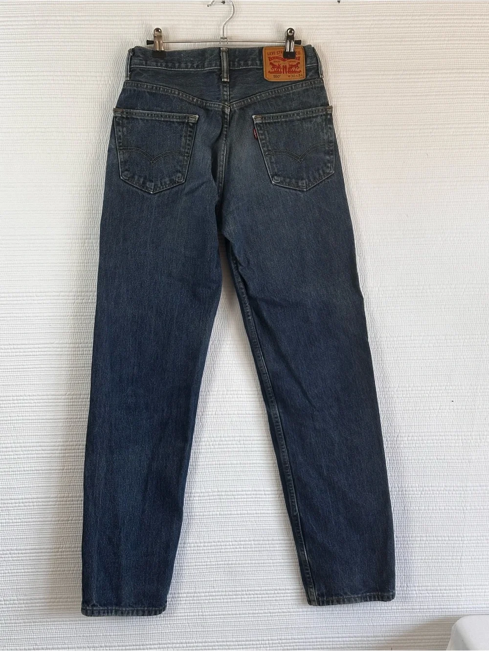 Levi’s 550 Relaxed Fit Dark Wash Jeans 30x34 Vintage Y2K Skater Streetwear